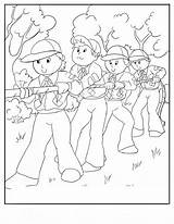 Scout Cub Coloring Pages Educative Printable sketch template