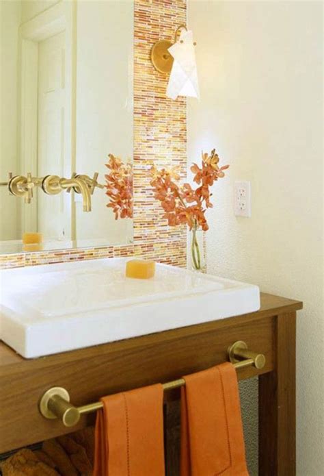 Best Orange Bathroom Design 2014 Ideastodecor Orange Bathrooms