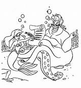 Ariel Ursula Sirena Sirene Mica Colorat Planse Desene Megghy Fise Vrajitoarea Copilul Desenat Animate Colorier Sirène Povestilor Lumea Medusa Fisa sketch template