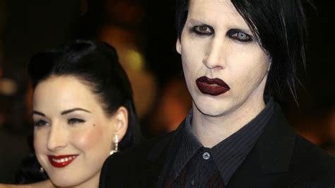 Dita Von Teese And Marilyn Manson