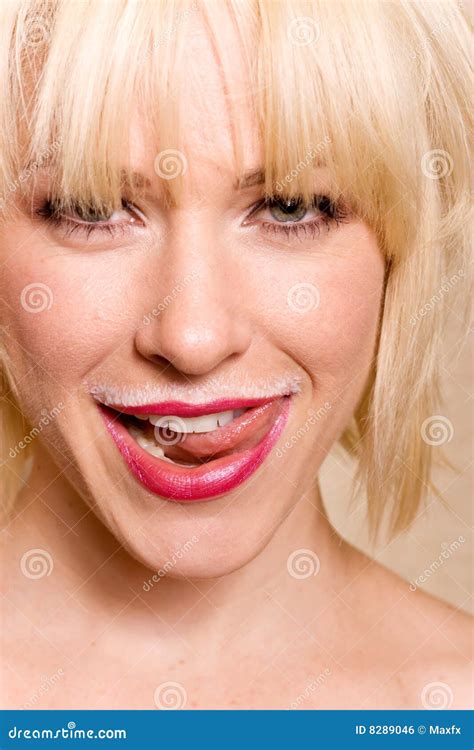 woman sticking  tongue  royalty  stock image image