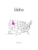 Idaho Coloring Nevada Worksheet Change Template Twistynoodle Style sketch template