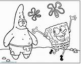 Pages Coloring Nickelodeon Spongebob sketch template
