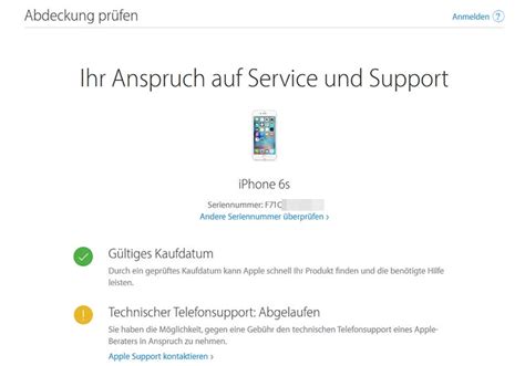 iphone garantie ueberpruefen der garantie check von apple loesungen tipps