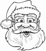 Coloring Santa Christmas Claus Pages Drawing Clip Kerstman Outline Printable Clipart Face Kids Book Cliparts Sketch Filminspector Library Popular Very sketch template