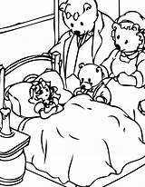 Bears Goldilocks Tale Hood sketch template