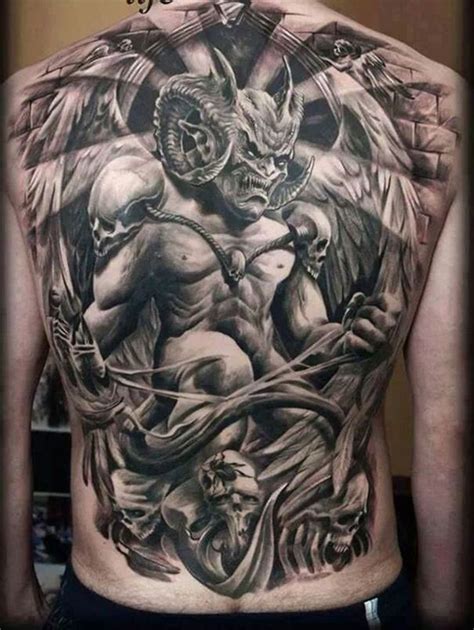Demon Tattoo On Back Demon Tattoo Full Back Tattoos Tattoos