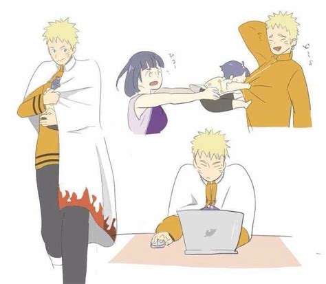 Lol Naruto So Cute Naruto And Himawari