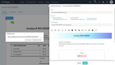 invoicing software  small businesses flowlu