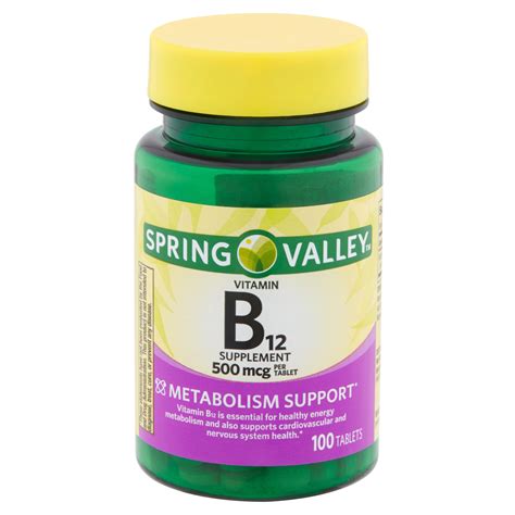 spring valley vitamin  tablets mcg  count walmartcom