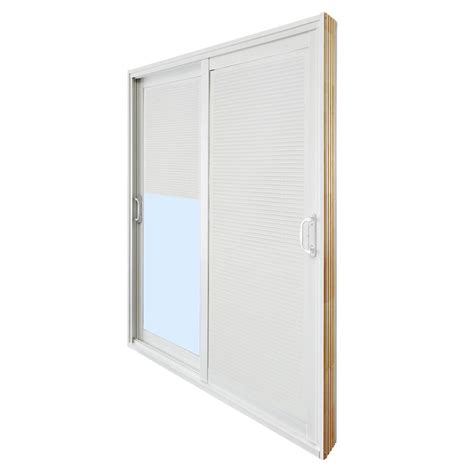 stanley doors      double sliding patio door  internal mini blinds  tremes