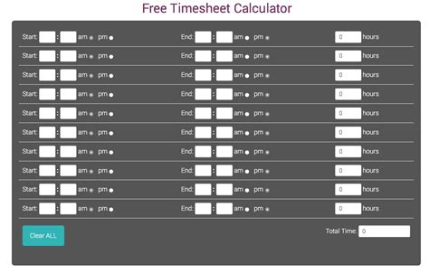 time card calculator template excel cards design templates