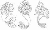 Sirenas Sirena Dibujos Colorare Meerjungfrau Disegni Sereias Facil Imagenparacolorear Mermaid Coloring Sereia sketch template