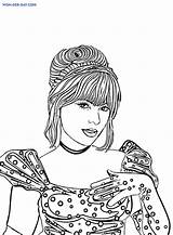 Swift Taylor Coloring Pages Print Wonder Search sketch template