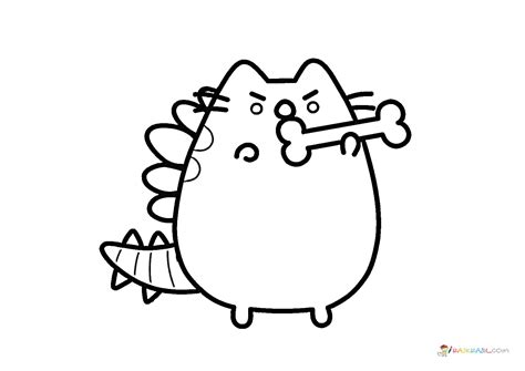 ideas  coloring printable pusheen pictures
