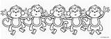 Monkeys Affe Cool2bkids Affen Ausmalbilder Adults Mono sketch template