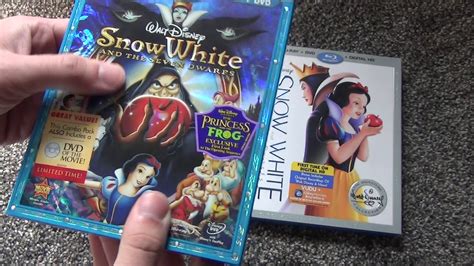 Snow White And The Seven Dwarfs Signature Collection Blu Ray Unboxing
