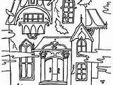 Haunted Mansion Coloring Pages Disney Clipart Getcolorings Getdrawings Aunt Castle House Color Printables Colorings sketch template