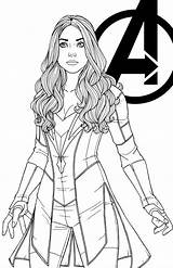 Wanda Maximoff Marvel Jamiefayx Coloring Pages Avengers Deviantart Witch Para Colorear Captain Brie Colorir Choose Board Had Desenhos Visitar Superhero sketch template