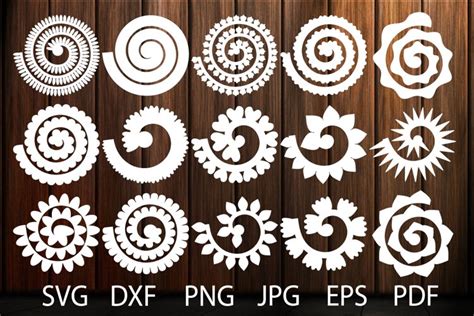 ultimate list  lovely rolled paper flower templates