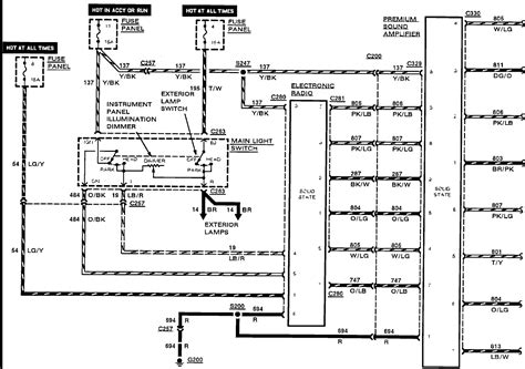 diagram  ford radio wiring diagram mydiagramonline