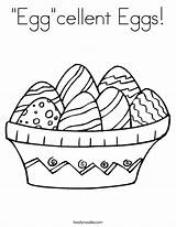 Coloring Easter Eggs Cards Egg Color Pages Cellent Worksheet Card Make Kids Homemade Holiday Print Noodle Twistynoodle Dozen Printable Eggcellent sketch template