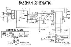 fender bassman tube amp schematic model   electronics basics electronic circuit