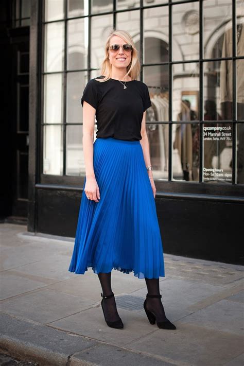 30 classy and casual pleated skirts outfits
