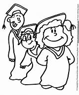 Coloring Graduation Preschool Pages Color Popular sketch template