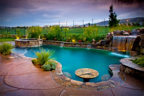 create  serene backyard oasis    ground pool alan jackson pools