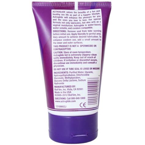 astroglide gel lubricant 4 oz tube sex toys and adult novelties adult dvd empire