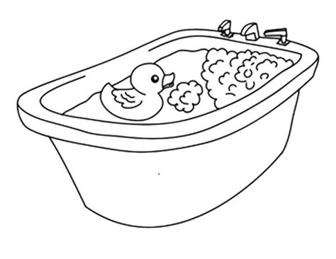 bath  rubber ducky coloring page coloring sky