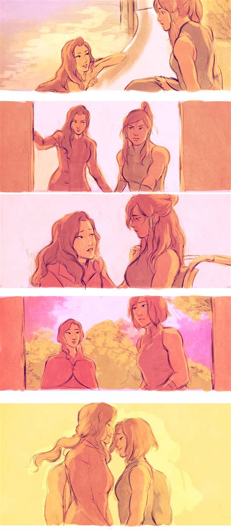 Stages Of Korrasami Avatar The Last Airbender The