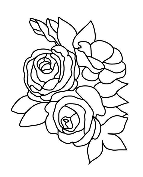flower coloring page coloring home
