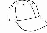 Baseball Coloring Cap Hat Pages Drawing Getcolorings Clipartmag Getdrawings sketch template