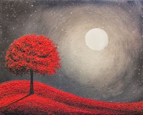 bing art  rachel bingaman starry sky dark art black night painting