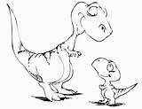 Coloring Dinosaur Pages Kids Simple Printable Dinosaurs Library Clipart Baby sketch template