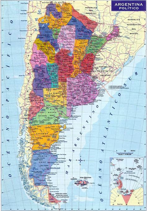 argentina mapa politico