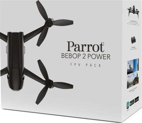 parrot bebop  fpv power drones pack fpv black pfaa buy  price global shipping