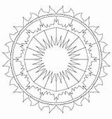 Coloring Pages Mandala Kids Print Hubpages Colouring sketch template