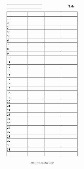 column chart template inspirational blank chart   columns  rows