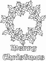 Christmas Coloring Pages Wreath Wreaths Wreath2 Printable Holly Color Book Print Kids Coloringpagebook Popular Visit Advertisement Coloringhome Template sketch template