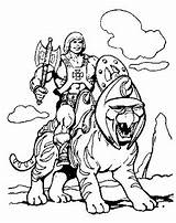 Coloring Pages Super Choose Board He Man sketch template