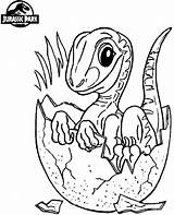 Jurassic Dinosaur Baby Coloring Printable Pages Kids A4 sketch template