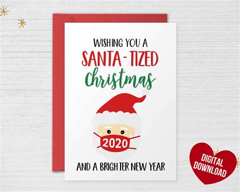 funny christmas cards printable  christmas card blank etsy