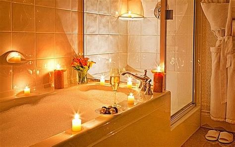 sensual valentines day ideas romantic bathroom  tub decorating
