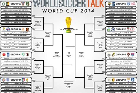 printable world cup  tv schedule  usa product reviews net