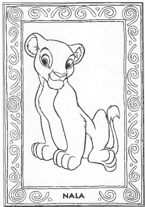 lion king coloring pages nala  simba az coloring home