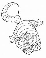 Grinsekatze Stregatto Wunderland Malvorlagen Colorare Paese Meraviglie Ausmalbild Cheshire Cat sketch template