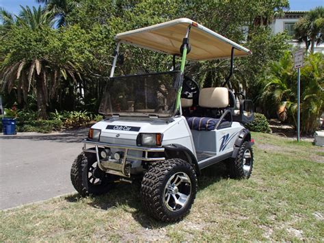 club car ds loaded lifted golf cart coming  cambenau custom carts llc